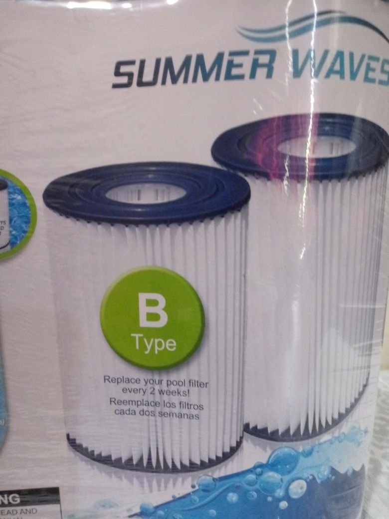 SUMMER WAVES POOL FILTERS 2 PACK