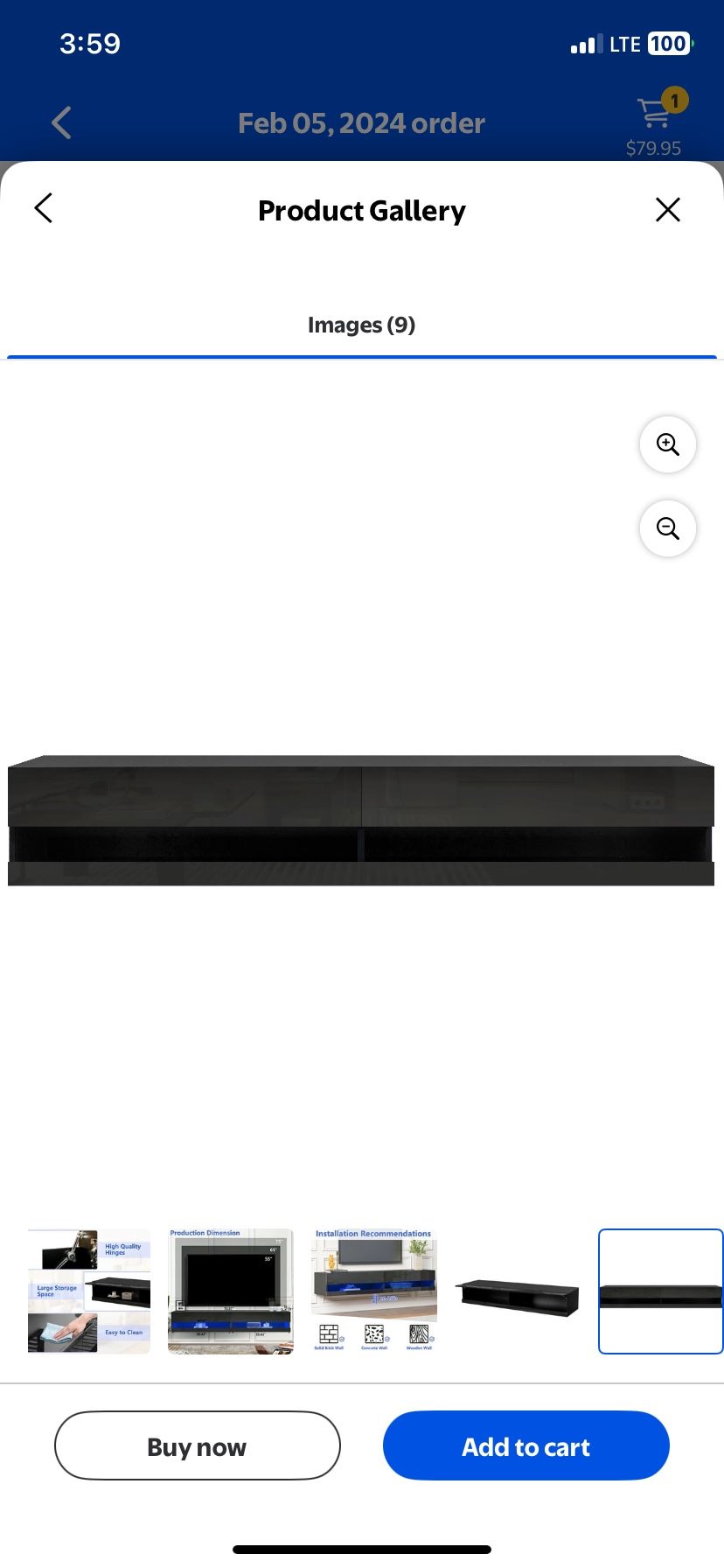 Floating TV Shelf