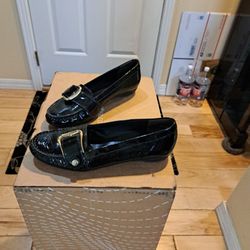 Paul Green Munchen Black Patent Flats