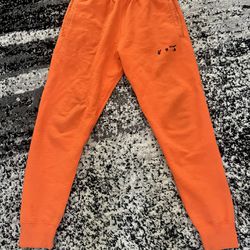 off white joggers size small mens