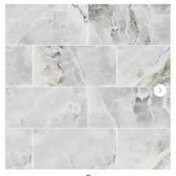 Hornbill Gray 16 in. x 32 in. Polished Porcelain Onyx Look Floor and Wall Tile (14.2 sq. ft./Case)