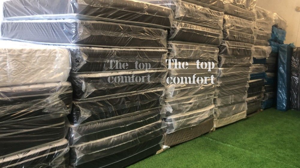 MATTRESSES + BOX SPRING FREETWIN, FULL, QUEEN, KING, BEDS AND BEDROOM