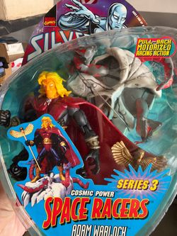 Marvel Silver Surfer Space Racers Adam Warlock Figure Series 3
