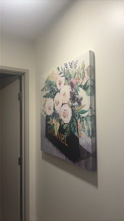 Floral Canvas Wall Art – Elegant Neutral Home Decor