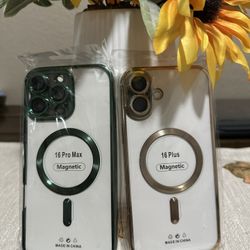 ❗️❗️New 📱Iphone 16 Clear Electroplated Cases With Camera Lens Protection❗️❗️