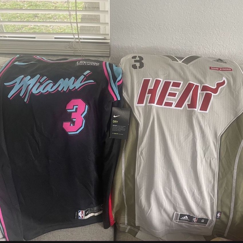 Authentic Miami Heat wade South Beach Home Strong jersey for Sale in  Miramar, FL - OfferUp