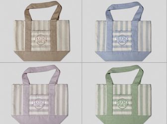 Cute Trader Joe’s mini canvas tote bags