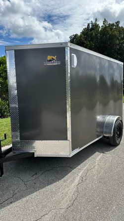 NEW 2027 6x10 SA ENCLOSED TRAILER