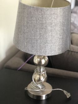 Lamp.. Grey/silver