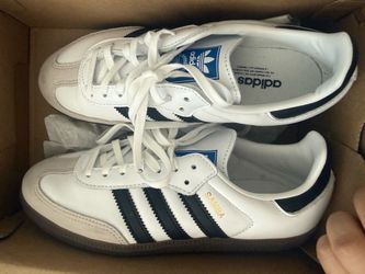 Adidas Samba White Leather Sneakers