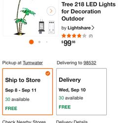7 ft. Palm Tree (set of two)