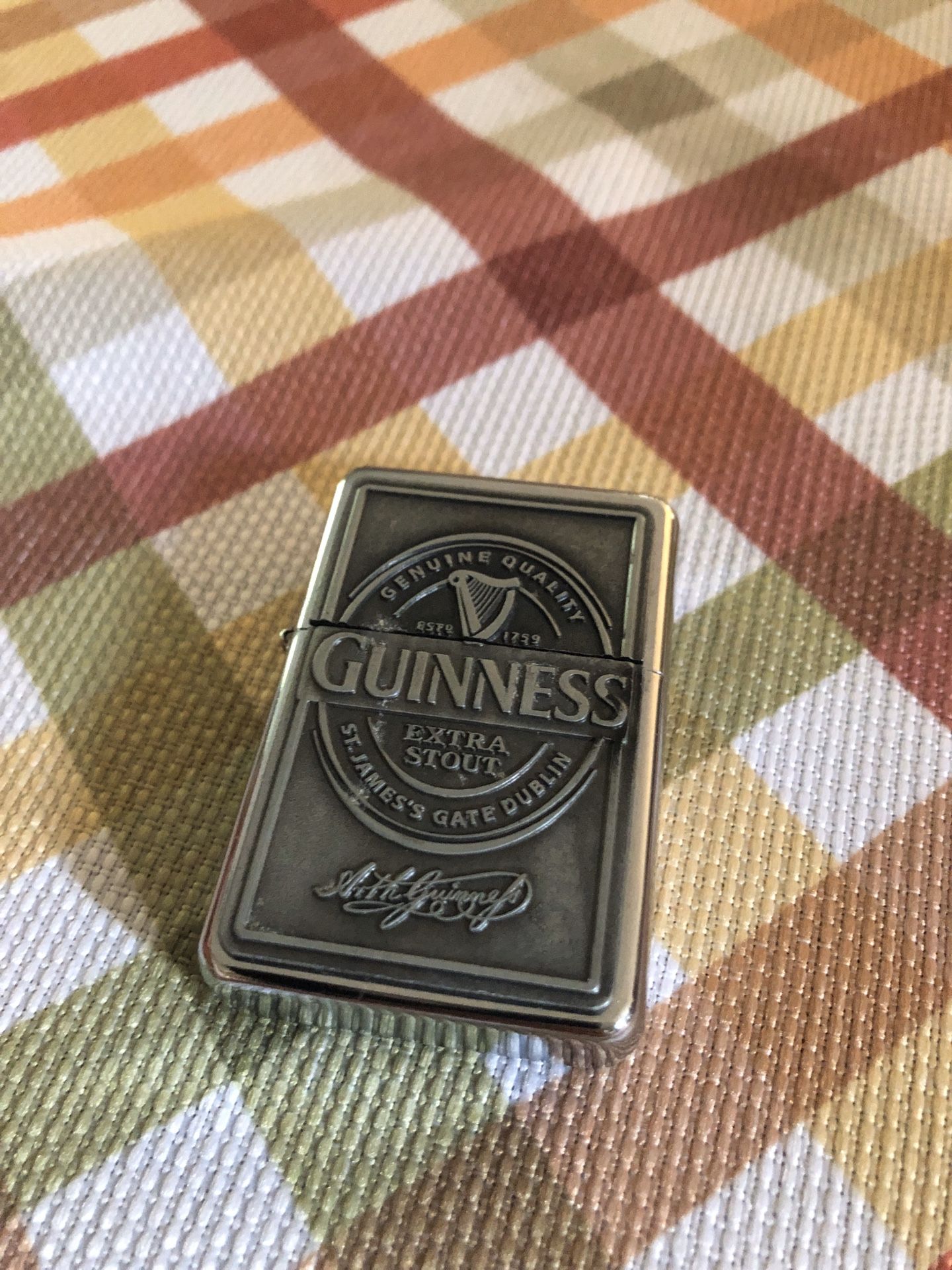 Officially licensed Guinness Zippo