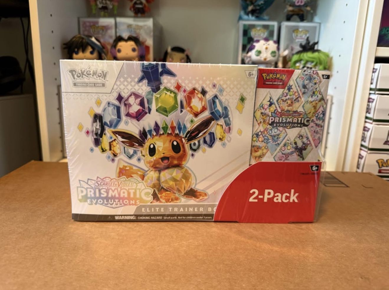 costco pokemon cards prismatic evolution 2025 Pokémon Prismatic Evolutions Mini Tins 8-Pack (Costco Exclusive) –  Double Up Canada main image 0