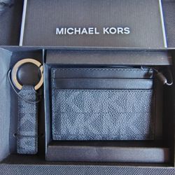 Mk ID/Card Holder With Keychain