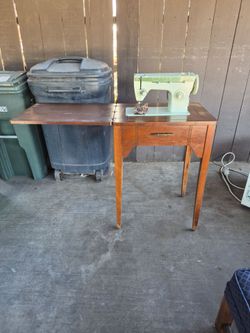 Singer sewing machine.