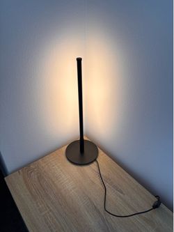 Modern standing lamp and desk lamp set