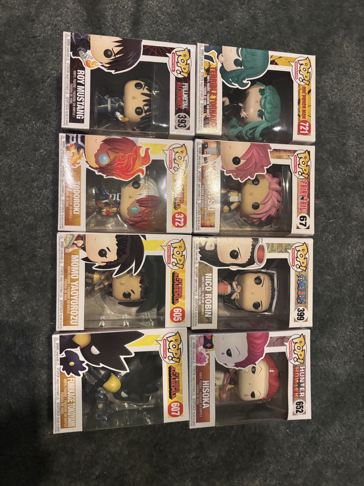 VARIETY PACK ANIME FUNKO POPS