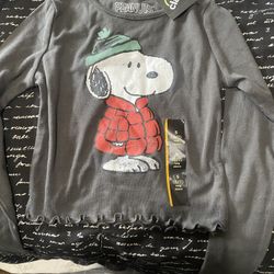 The Peanuts Shirt For Kids Size: 6/7Small New