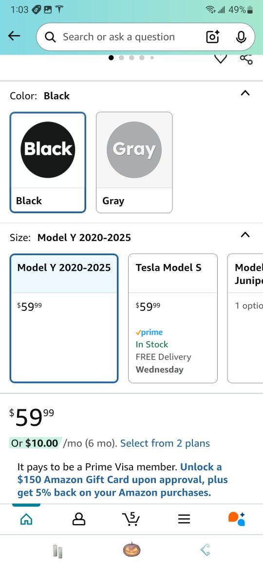 Wigoo Upgrade Tesla Model Y Sunshade Roof