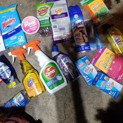 cleaning supplies haul