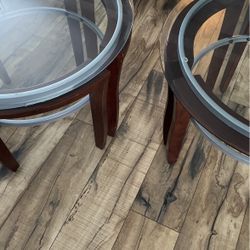 Set Of Two End Tables 