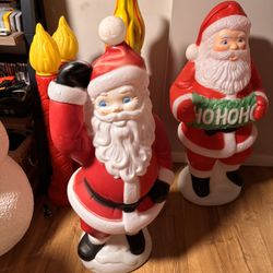 Vintage Empire Santa Blow Mold