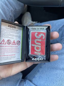 Supreme FW 20 Swarovski Zippo Lighter.