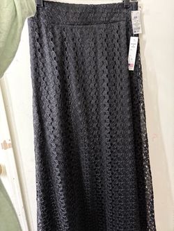 Brand new long black skirt size S