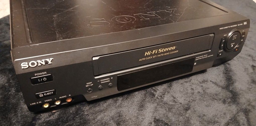Sony VCR VHS Player, cleaned and tested 