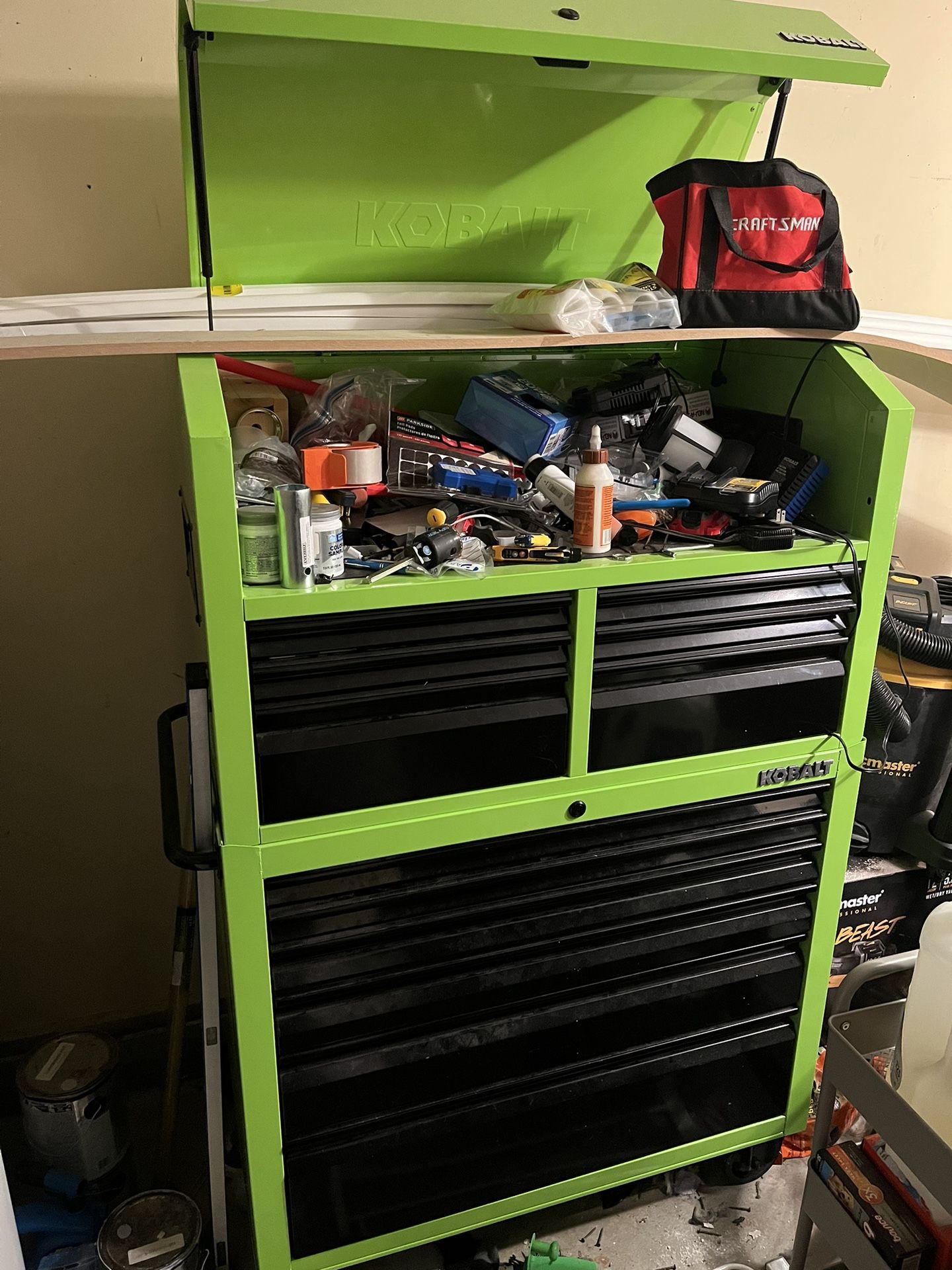 Green kobalt 2024 tool box