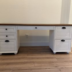 72” Pottery Barn Whitney Executive Desk