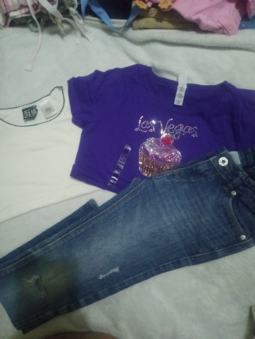 Size 7/8 Girls Top & Pants 👖
