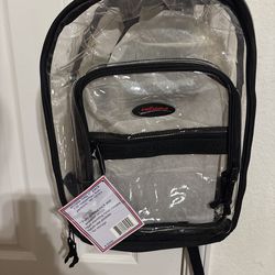 New clear bagpack