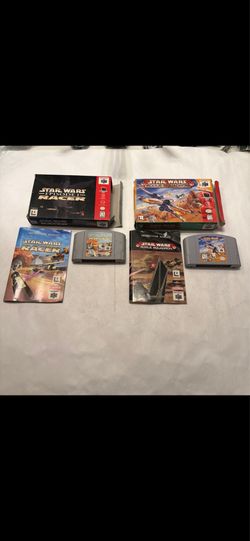 N64 Star Wars Rogue Squadron + Racer Nintendo 64
