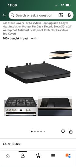 Gas Stove Covers For Gas Stove Top,Upgrade 3-Layer Heat Insulation Protect For Gas