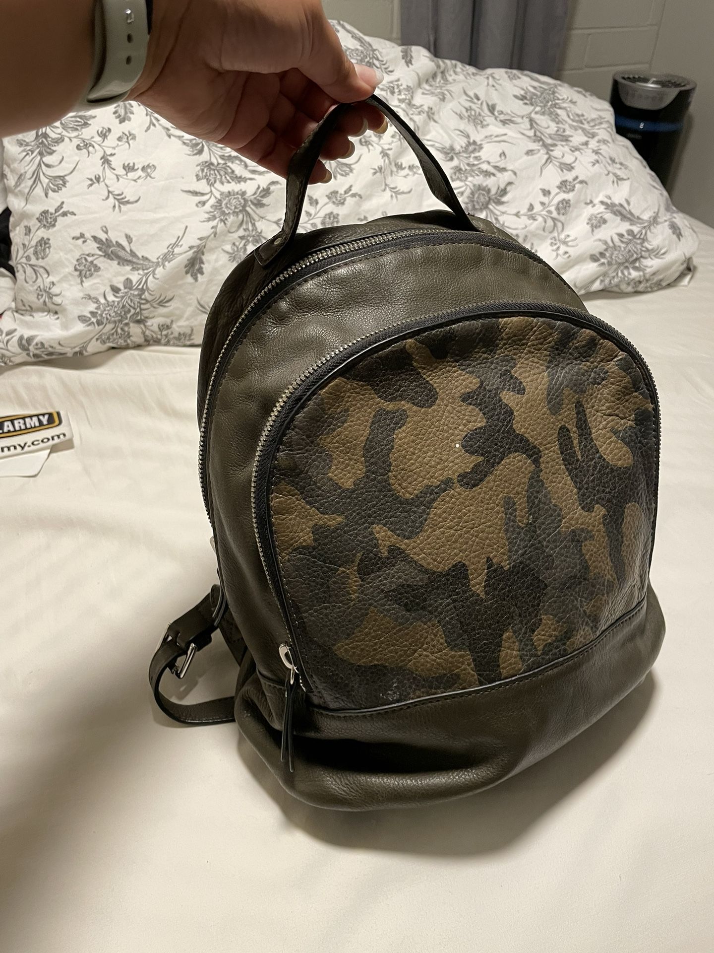 Small Leather Backpack