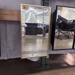 ON SALE!! 16 in. W × 28 in. H Rectangular Gold Metal Mirrored Medicine Cabinet. Recessed or Surface Mount for Bathroom