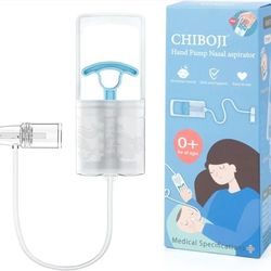 Hand Pump Nose Sucker Nasal Aspirator with Rounded Non-Invasive Nozzle