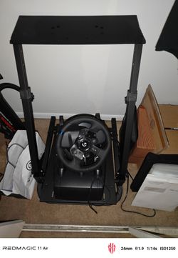 Logitech G steering wheel and stand