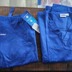 New Galaxy  Blue Color Scrub Set Size Small S
