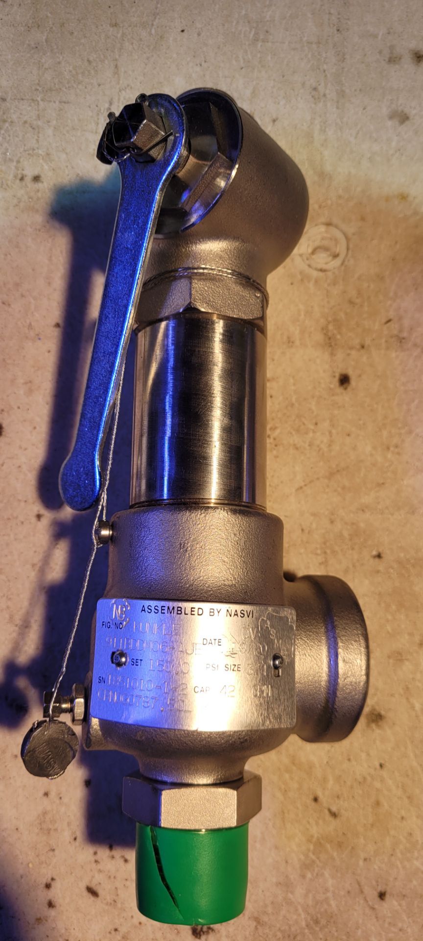 Safety Valve 911BDDM06-AJE - .75" x 1" - Packed Lever Kunkle