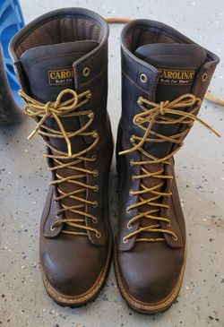 Carolina Men's Spruce 8" Steel Toe Waterproof Logger Work Boot - Brown - CA9824