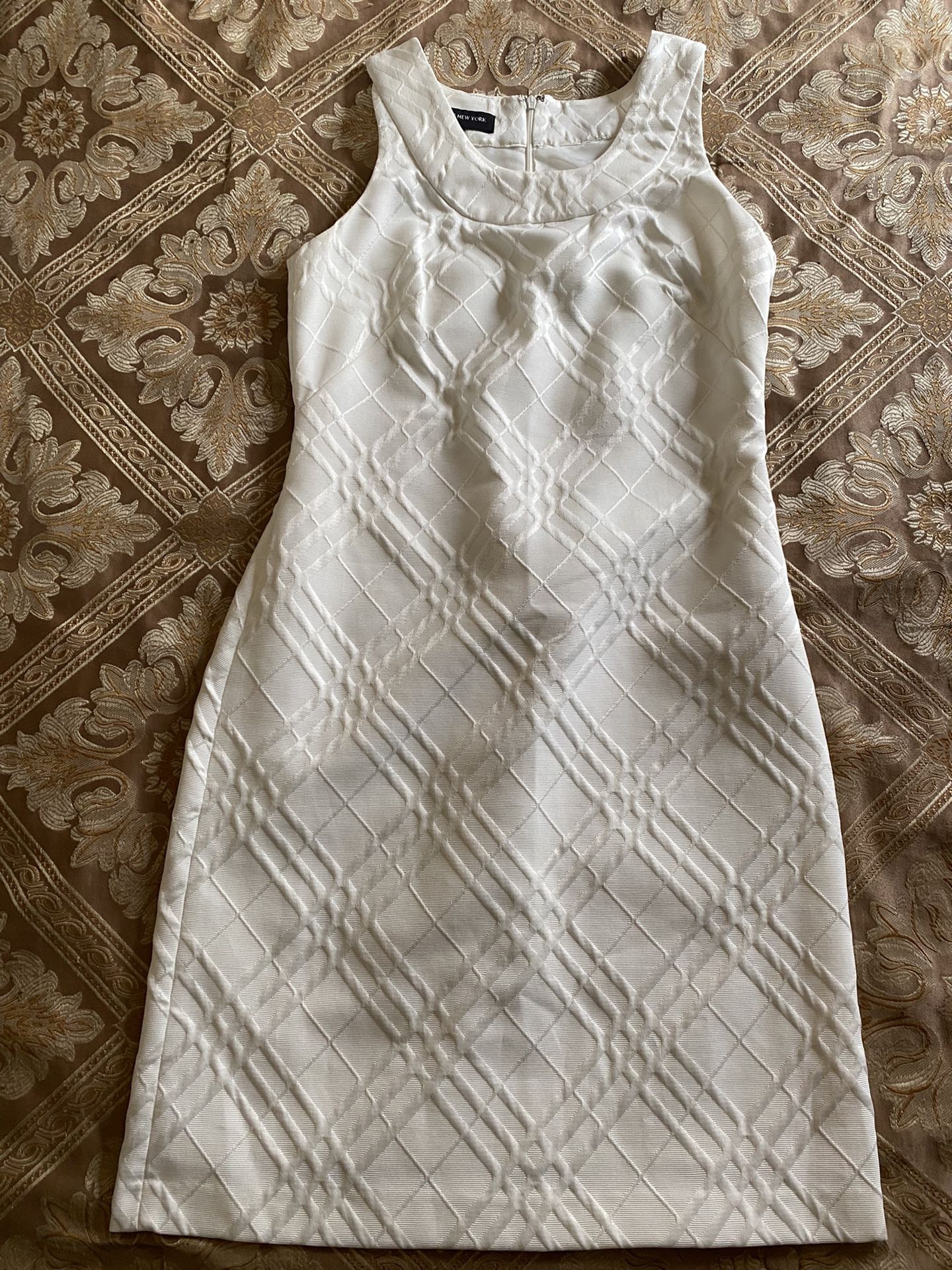 Jones New York, White Dress, Size 6