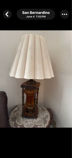 1960  vintage Hollywood Regency / Brutalist table lamp