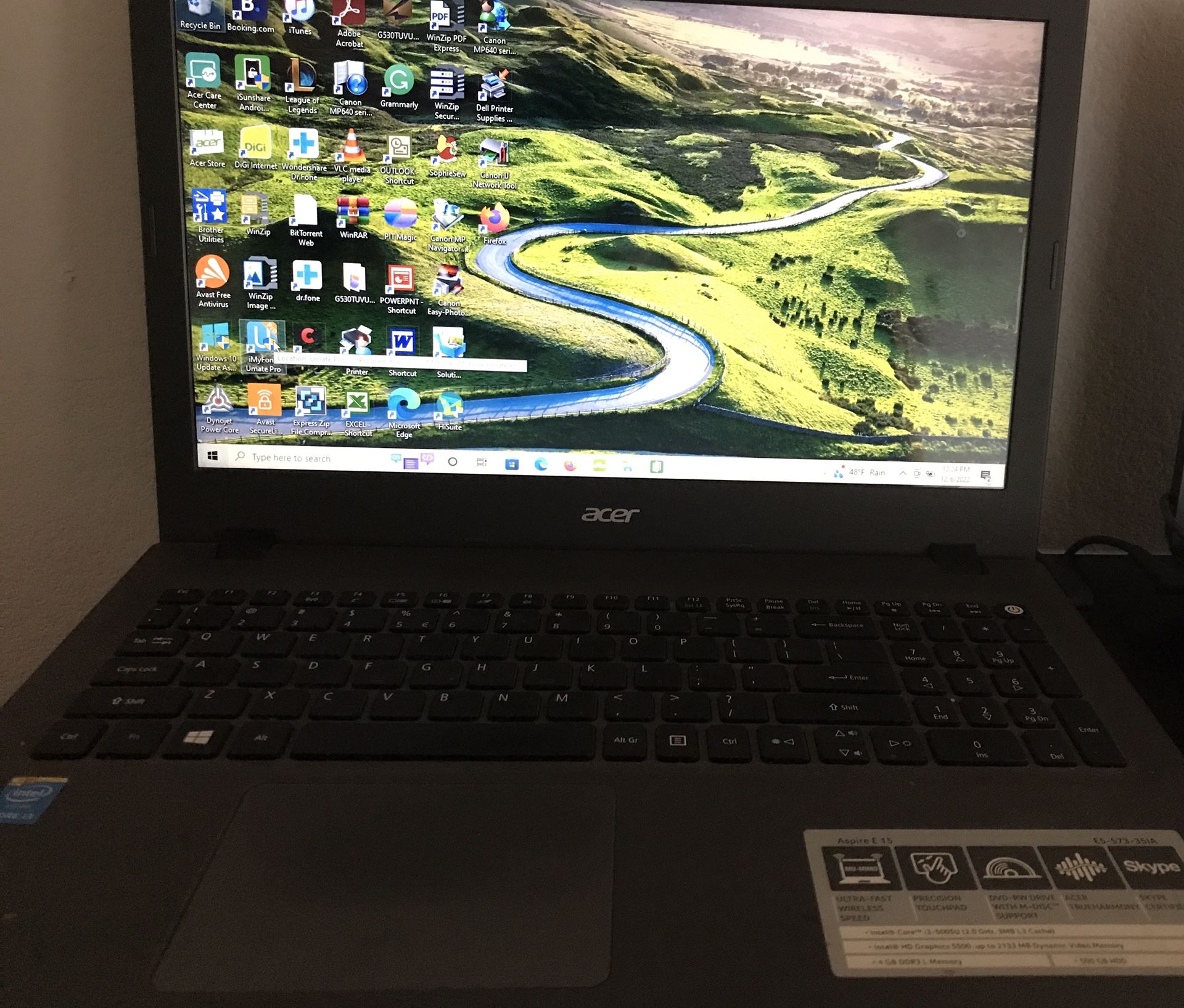 Acre Aspire E5 573 Laptop