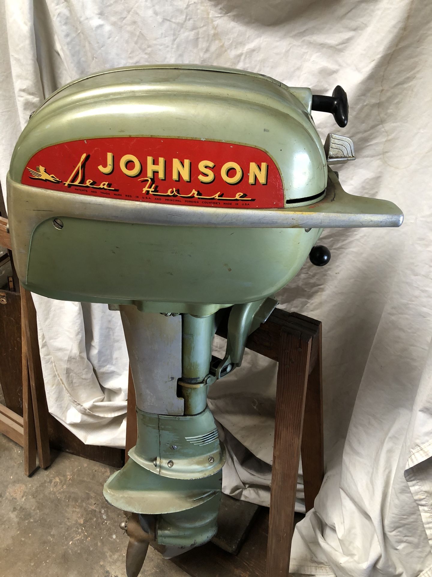 Vintage Johnson Outboard Sea Horse Motor