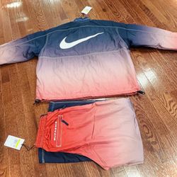 2024 Supreme X Nike Ripstop Tracksuit Gradient  90s Retro Vintage Size S 