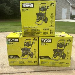 3 New Pressure Washers 