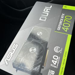 RTX GeForce 4070 Asus Dual 