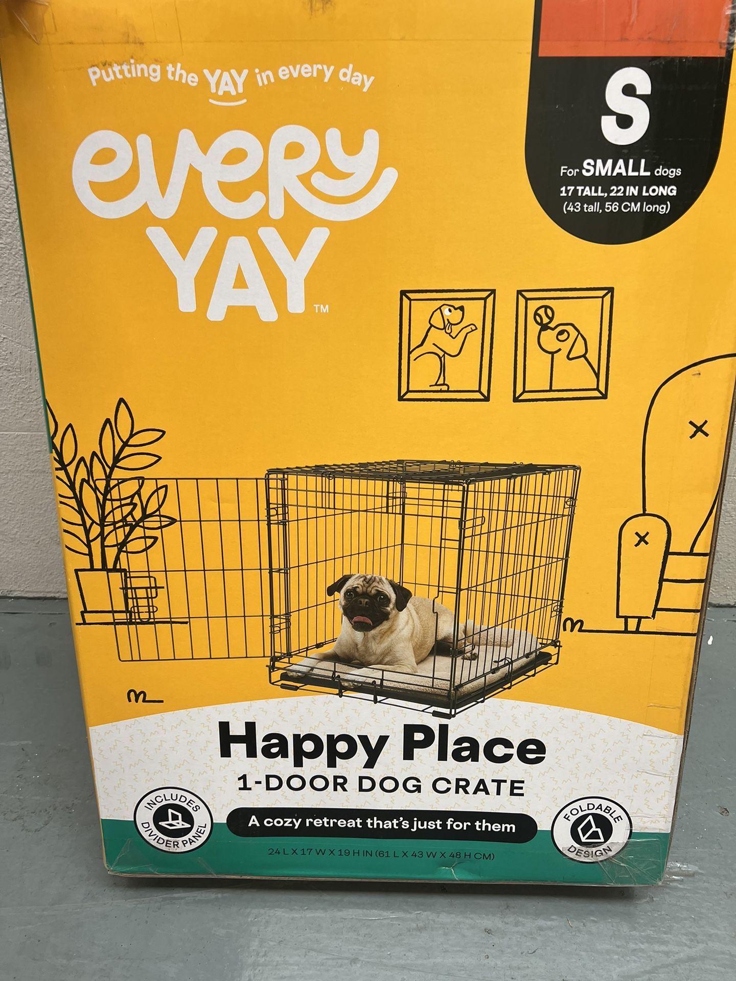 Small Dog Crate New